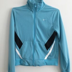 NIKE TRACK JACKET Full Zip Up Blue